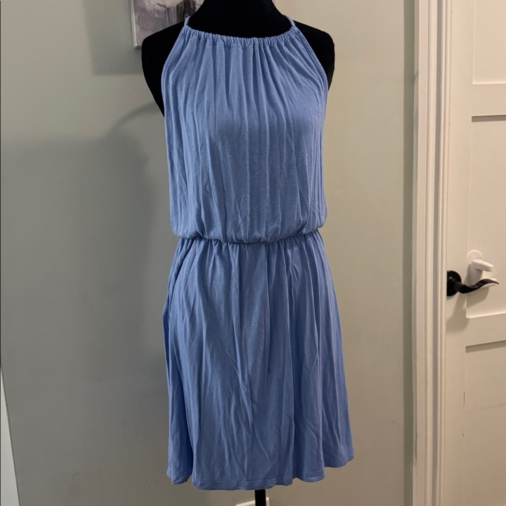 Old Navy Light Blue Midi Dress